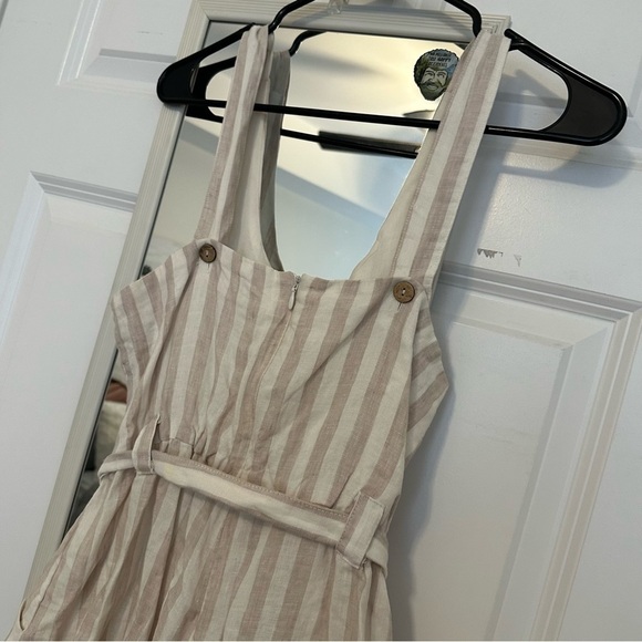 Striped linen jumpsuit​​​ - Picture 5 of 6